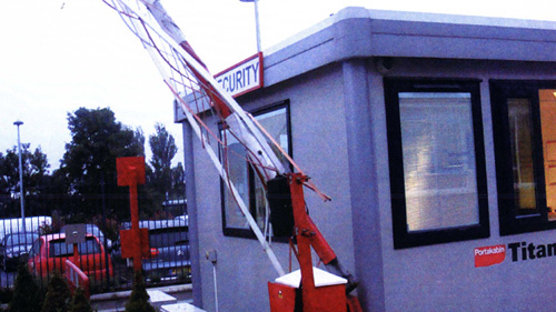 Damaged Rising Arm Barrier