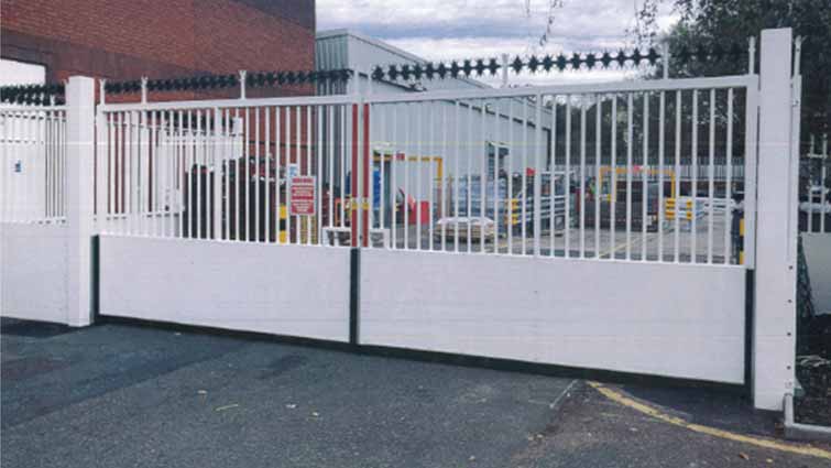 Gate installation for Asda in Shrewsbury