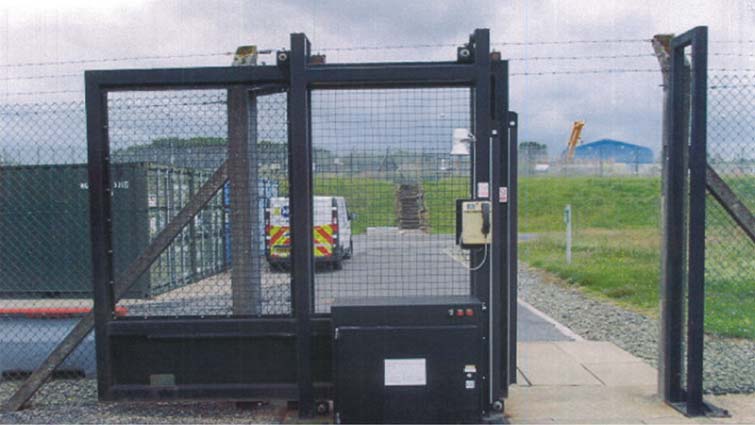 The world's smallest sliding gate