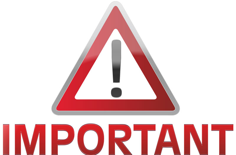 Important Warning Symbol