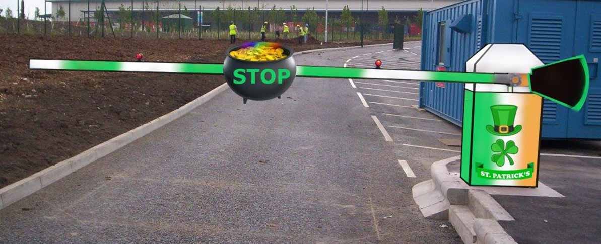 St Patricks Day Barrier